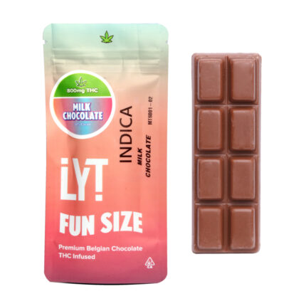 Milk Chocolate Bar Fun Size Indica 800mg