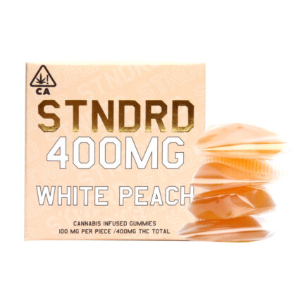 White Peach 400mg Indica Gummies