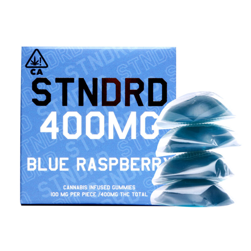 Blue Raspberry 400mg Hybrid Gummies